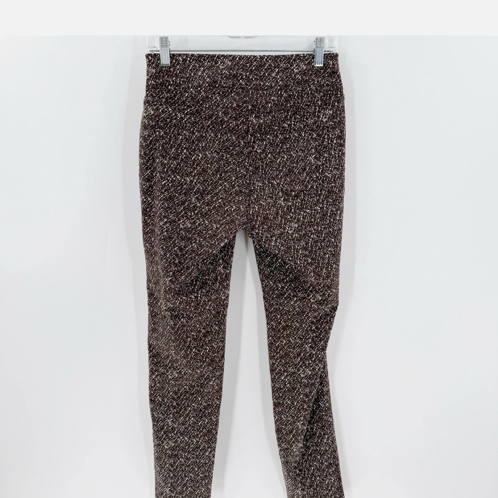 Van Heusen Brown & White Patterned Tapered Work Pant